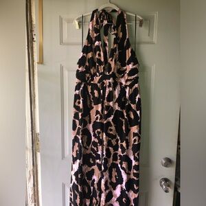 Diane Von Furstenberg X Target halter style jumpsuit size 1X